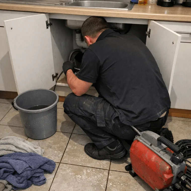 Erfahrener Handwerker von Schmid Rohrreinigung